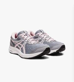 ASICS Gel-Contend 7 Women's Running Shoes Grey Pink- Size 8